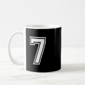 Funny Number 7 67 Meme Costume Matching Group Hall コーヒーマグカップ (左)