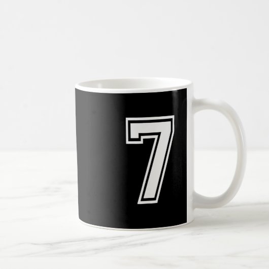 Funny Number 7 67 Meme Costume Matching Group Hall コーヒーマグカップ (右)
