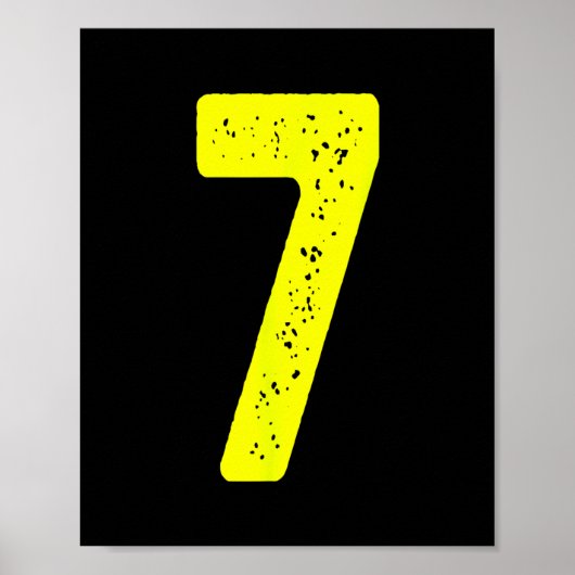 Funny Number 7 67 Meme Costume Matching Group Hall ポスター (正面)