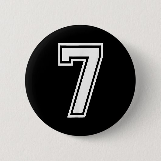 Funny Number 7 67 Meme Costume Matching Group Hall 缶バッジ (正面)
