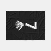 Funny Number 7 Matching 67 Meme Costume  フリースブランケット (正面(横))