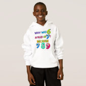 Funny Number Day Maths Hoodie for Kids | School Jo (正面フル)