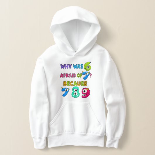 Funny Number Day Maths Hoodie for Kids | School Jo (レイダウン)
