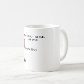 Funny Nurse Brain Anatomy Sarcastic Mug コーヒーマグカップ (正面右)