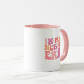 funny nurse coffee mug _ in my nurse era マグカップ (正面右)