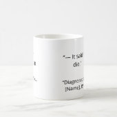 Funny Nurse Custom  Mug “I Googled My Symptoms”  コーヒーマグカップ (中央)