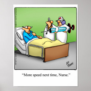 Funny Nurse Humor Poster Gift ポスター