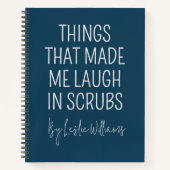 Funny Nurse Journal, Custom Notebook for Doctor ノートブック (正面)
