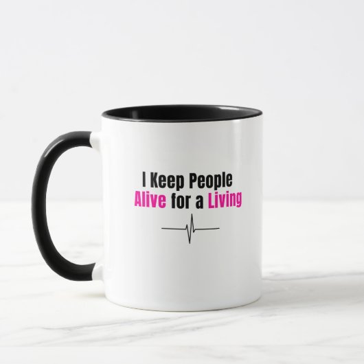 Funny Nurse Mug マグカップ (左)