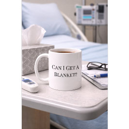 Funny Nurse Mug “Can I Get a Blanket” Custom Name コーヒーマグカップ