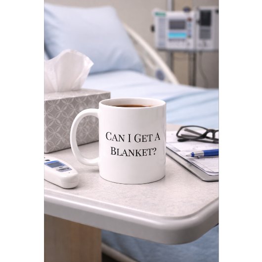 Funny Nurse Mug “Can I Get a Blanket” Custom Name コーヒーマグカップ