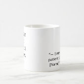 Funny Nurse Mug “Didn’t Hurt Before” Custom Name コーヒーマグカップ (中央)