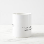 Funny Nurse Mug “Pain is a 10” Custom Name RN Gift コーヒーマグカップ (中央)