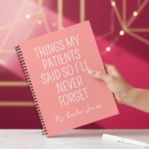 Funny Nurse Notebook Custom Journal for Nurse Gift