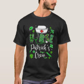 Funny Nurse Patricks Crew St Patricks Day Leprecha Tシャツ (正面)