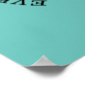 Funny Nurse Stethoscope Bunny Poster ポスター (角)