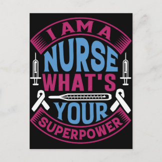 Funny Nurse T Shirt Designs for Healthcare Heroes シーズンポストカード