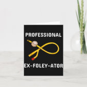 Funny Nurse Urology Crew T- Catheter Joke Student  カード (正面)