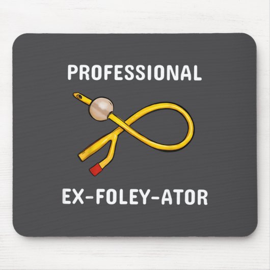 Funny Nurse Urology Crew T- Catheter Joke Student  マウスパッド (正面)