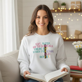 Funny Nursing School Shirt | Student Nurse Tee スウェットシャツ