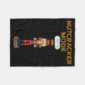 Funny Nutcracker Shirt Christmas Nutcracker Mode O フリースブランケット (正面(横))