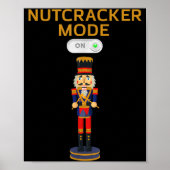 Funny Nutcracker Shirt Christmas Nutcracker Mode O ポスター (正面)