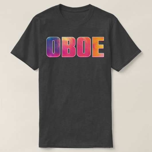 Funny Oboist Music Orchestra Cool Oboe Design 883 Tシャツ (デザイン正面)