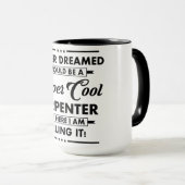 Funny Occupation/Profession Super Cool Carpenter マグカップ (正面右)