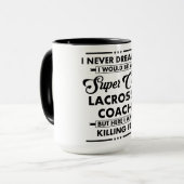 Funny Occupation/Profession Super Cool Coach マグカップ (正面左)