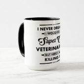 Funny Occupation/Profession Super Cool Doctor マグカップ (正面左)