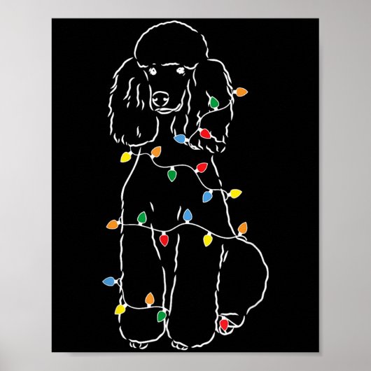 Funny Odle Christmas Tee Shirt - Cute Odle With Ch ポスター (正面)
