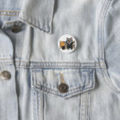 Funny Office Cat Boss Scolding Employee Button 缶バッジ (インサイチュ)