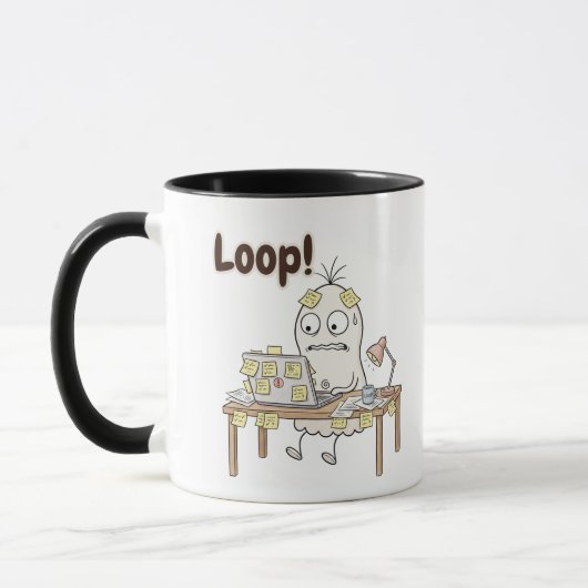 Funny Office Humor Mug - Loop マグカップ (左)