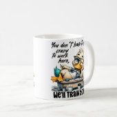 Funny Office Life Coffee Mug Wrap | Work Humor Mug コーヒーマグカップ (正面右)