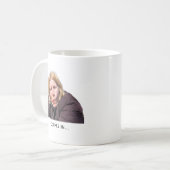 Funny Office Meme Productivity Coffee Mug Gift コーヒーマグカップ (正面左)