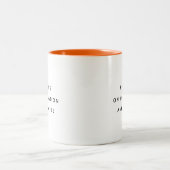 Funny Office Mug For Boss Coworker Manager Modern ツートーンマグカップ (中央)
