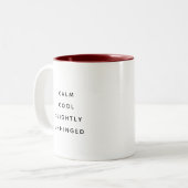 Funny Office Mug For Boss Coworker Manager Modern ツートーンマグカップ (正面左)