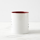Funny Office Mug For Boss Coworker Manager Modern ツートーンマグカップ (中央)
