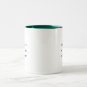 Funny Office Mug For Boss Coworker Manager Modern ツートーンマグカップ (中央)