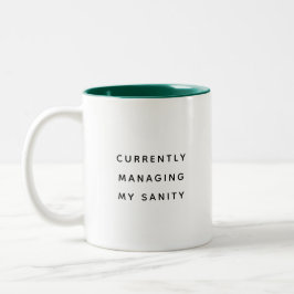 Funny Office Mug For Boss Coworker Manager Modern ツートーンマグカップ