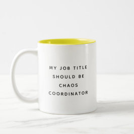 Funny Office Mug With Sarcastic Work Quotes Gifts  ツートーンマグカップ