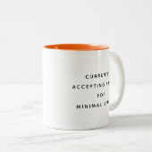 Funny Office Mug With Sarcastic Work Quotes Gifts  ツートーンマグカップ (正面右)
