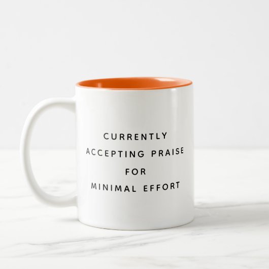 Funny Office Mug With Sarcastic Work Quotes Gifts  ツートーンマグカップ (左)