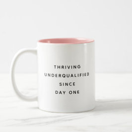 Funny Office Mug With Sarcastic Work Quotes Gifts  ツートーンマグカップ