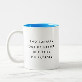 Funny Office Mug With Sarcastic Work Quotes Gifts  ツートーンマグカップ