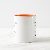 Funny Office Mug With Sarcastic Work Quotes Gifts ツートーンマグカップ (中央)