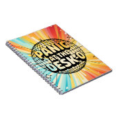 Funny Office Notebook-Panic at the Desk Disco Ball ノートブック (右側)