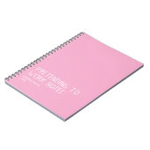 Funny Office Notebook, Pretending to Work Notes  ノートブック (左側)