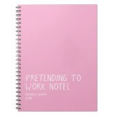 Funny Office Notebook, Pretending to Work Notes  ノートブック (正面)