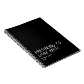 Funny Office Notebook, Pretending to Work Notes  ノートブック (右側)